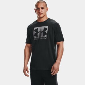 T-shirt voor heren Under Armour Boxed Sportstyle met korte mouwen Zwart / Graphite S