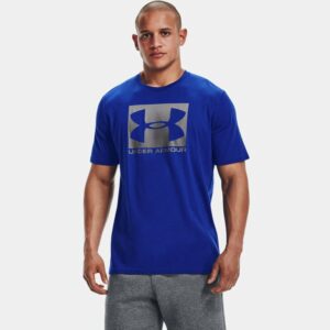 T-shirt voor heren Under Armour Boxed Sportstyle met korte mouwen Royal / Graphite XXL