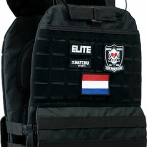 Matchu Sports - Tactical weight vest - Incl. platenset - Gewichtsvest - Totaal 19.6 KG - Plate carrier - Tactical vest - Trainingsvest - Crossfit - Hardlopen