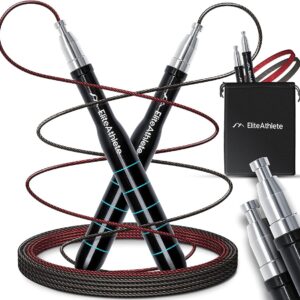 Springtouw volwassenen - Speed Rope met reservekabel - professionele kogellagers - Skipping Rope - Jump Rope - Fitness Crossfit Boksen - Springtouw Volwassenen incl. touwbeschermer + tas